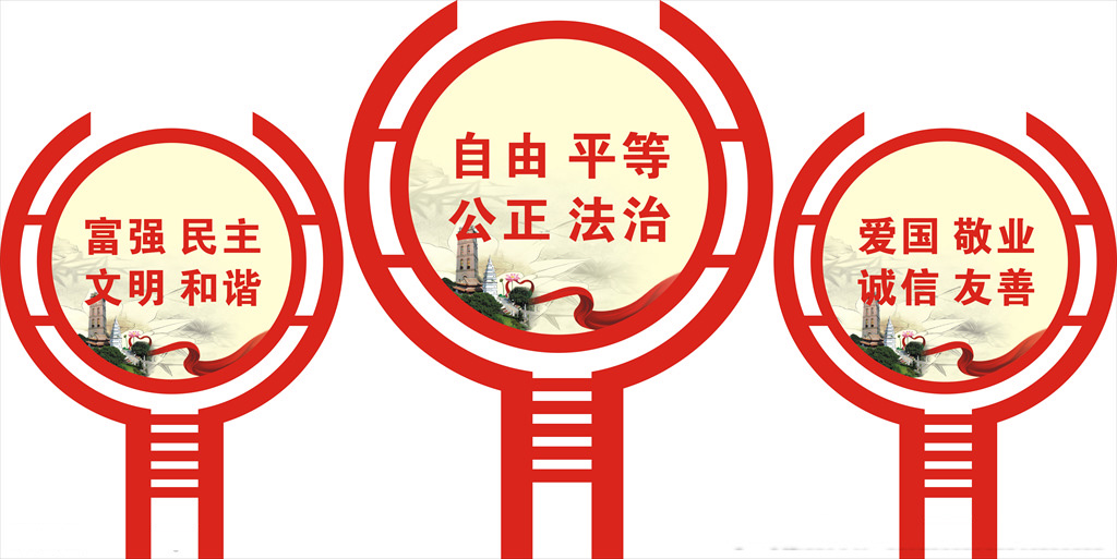怎樣選擇價(jià)值觀標(biāo)識(shí)標(biāo)牌制作材料？(圖1)